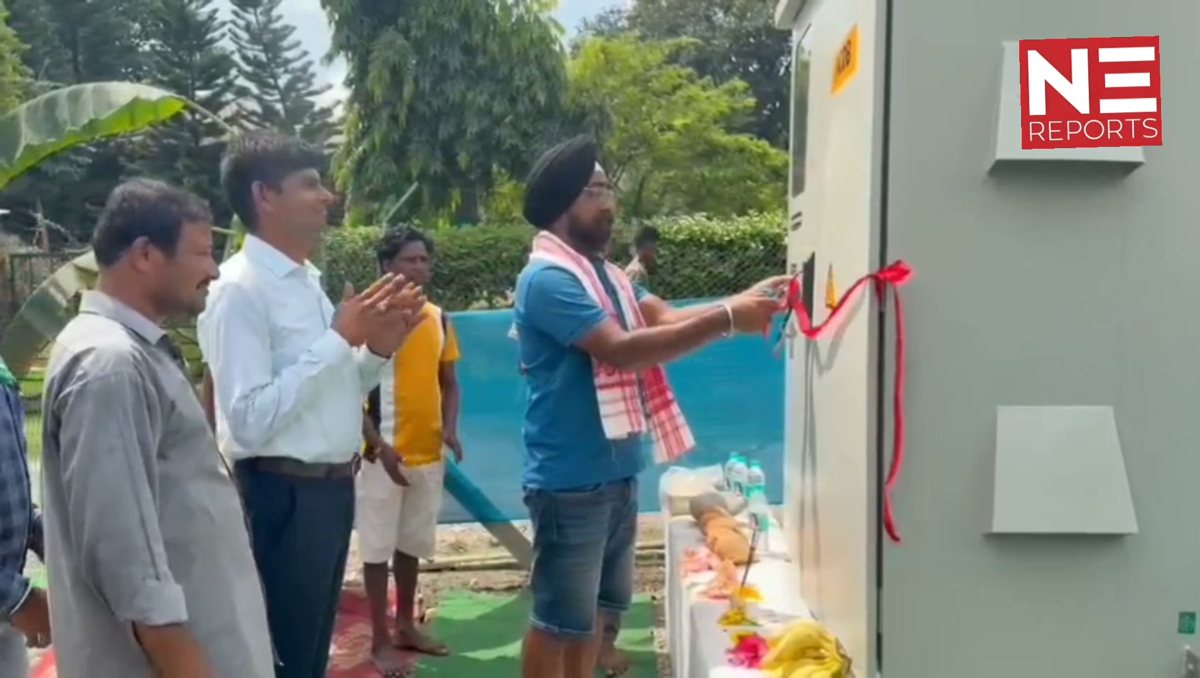 Inauguration of the 450 kW Orangajuli Tea Estate solar plant in Udalguri, Assam, built by Arrays Ingenieria