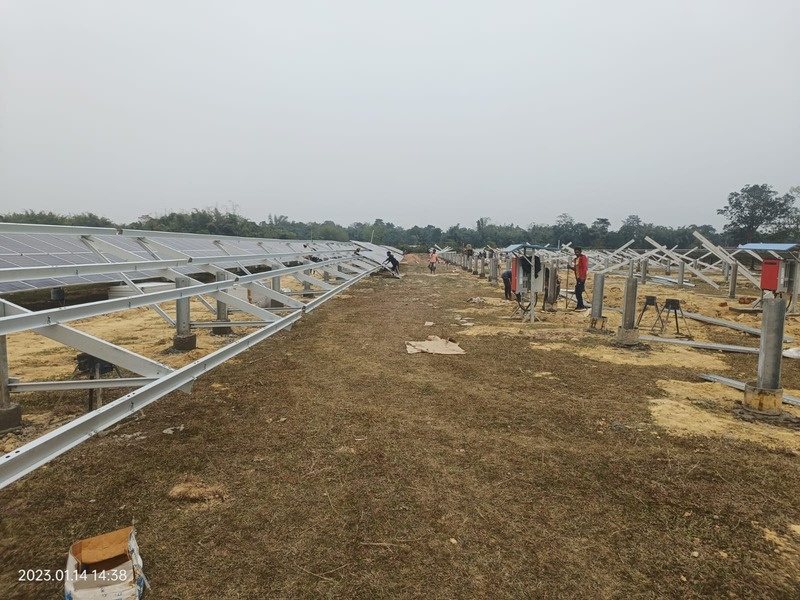Jayshree Tea Estate 1 MW ground-mount solar plant, Sonari Assam, Ingenieria (Tata Power EPC)